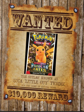 Paldean Fates BIG Bounty Hunt Pack x1 (Win 25 Paldean Fates Booster Packs!)