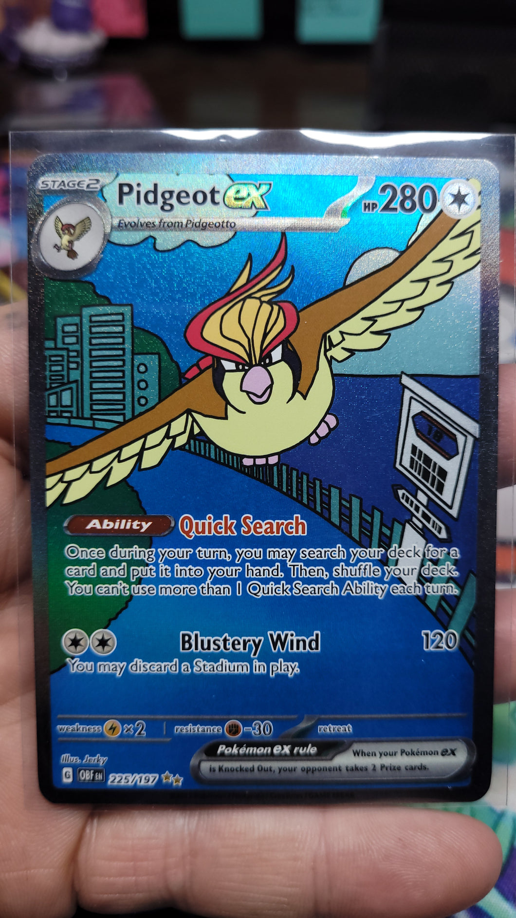 Pidgeot EX OBF 225