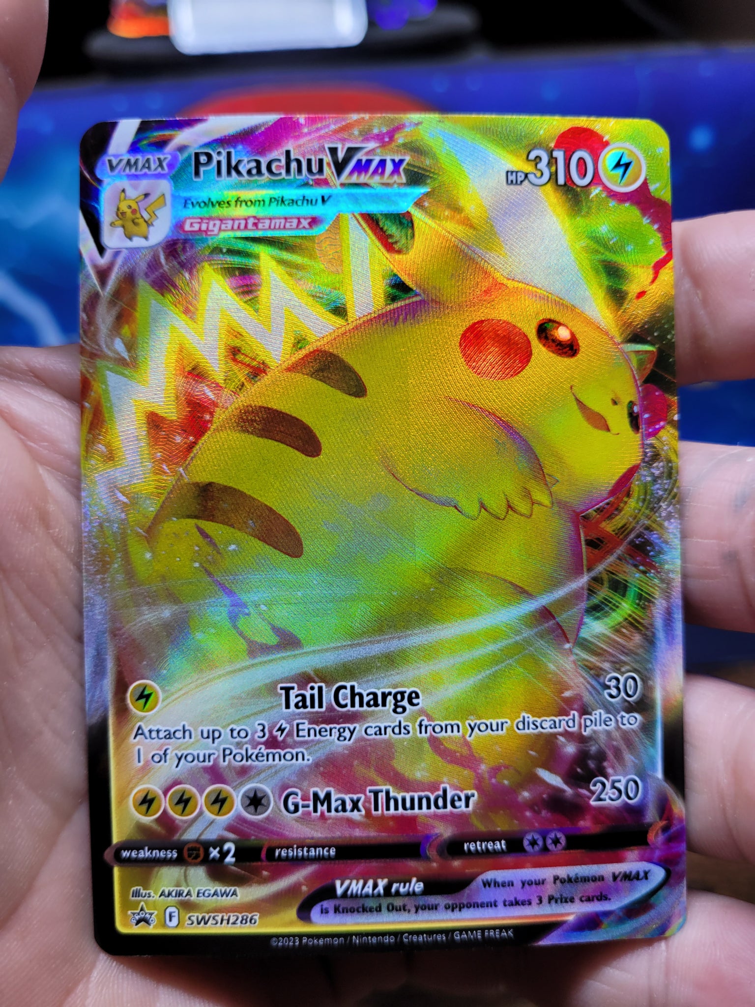 Pokemon TCG : SWSH PROMO PIKACHU VMAX SWSH286